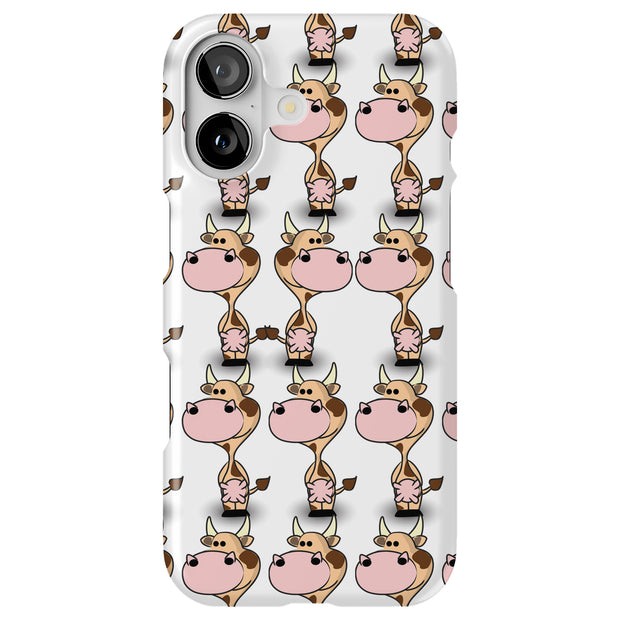 Milk Cow One Tough Cases For Apple iPhone (17, 16, 15, 14, 13, 12, 11, X, SE, 8, 7/ Air, Plus, Pro, Max, Mini, XR, XS), Print in USA