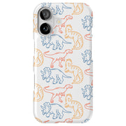Dinosaur 9 Tough Cases For Apple iPhone (17, 16, 15, 14, 13, 12, 11, X, SE, 8, 7/ Air, Plus, Pro, Max, Mini, XR, XS), Print in USA