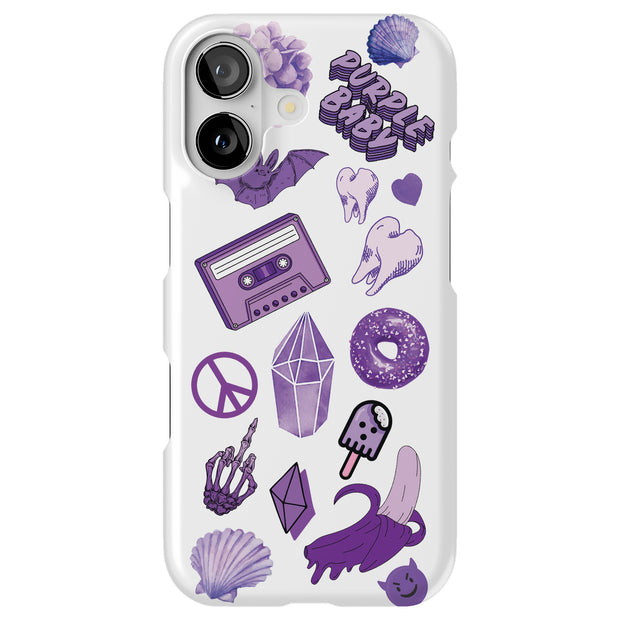 Donut Collage Tough Cases For Apple iPhone (17, 16, 15, 14, 13, 12, 11, X, SE, 8, 7/ Air, Plus, Pro, Max, Mini, XR, XS), Print in USA