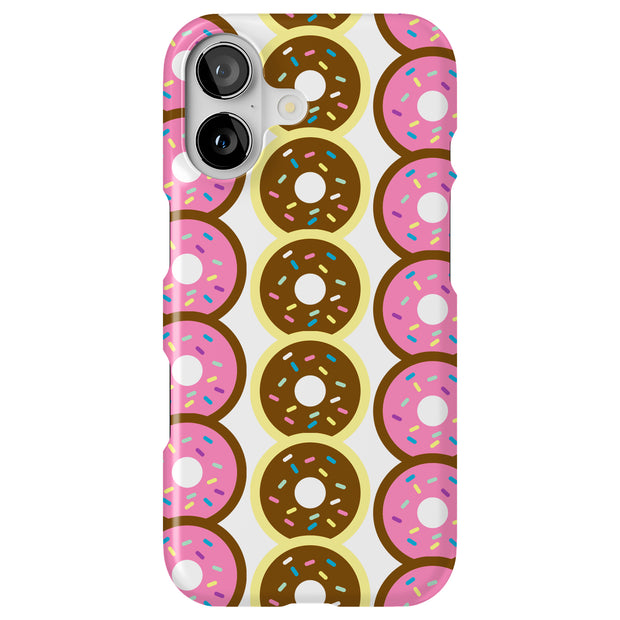 Donuts Tough Cases For Apple iPhone (17, 16, 15, 14, 13, 12, 11, X, SE, 8, 7/ Air, Plus, Pro, Max, Mini, XR, XS), Print in USA