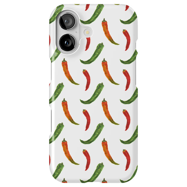 Chili Pepper 3 Tough Cases For Apple iPhone (17, 16, 15, 14, 13, 12, 11, X, SE, 8, 7/ Air, Plus, Pro, Max, Mini, XR, XS), Print in USA