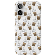 Bubble Tea Cup Tough Cases For Apple iPhone (17, 16, 15, 14, 13, 12, 11, X, SE, 8, 7/ Air, Plus, Pro, Max, Mini, XR, XS), Print in USA