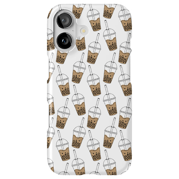 Bubble Tea Cup Tough Cases For Apple iPhone (17, 16, 15, 14, 13, 12, 11, X, SE, 8, 7/ Air, Plus, Pro, Max, Mini, XR, XS), Print in USA