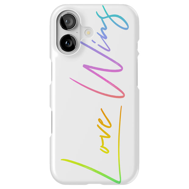 Love Wins Tough Cases For Apple iPhone (17, 16, 15, 14, 13, 12, 11, X, SE, 8, 7/ Air, Plus, Pro, Max, Mini, XR, XS), Print in USA