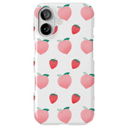 Pink Fruit Tough Cases For Apple iPhone (17, 16, 15, 14, 13, 12, 11, X, SE, 8, 7/ Air, Plus, Pro, Max, Mini, XR, XS), Print in USA