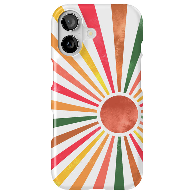 Bright Sun Tough Cases For Apple iPhone (17, 16, 15, 14, 13, 12, 11, X, SE, 8, 7/ Air, Plus, Pro, Max, Mini, XR, XS), Print in USA