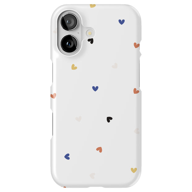 Cute Love Heart Tough Cases For Apple iPhone (17, 16, 15, 14, 13, 12, 11, X, SE, 8, 7/ Air, Plus, Pro, Max, Mini, XR, XS), Print in USA