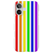 Rainbow Lines  Tough Cases For Apple iPhone (17, 16, 15, 14, 13, 12, 11, X, SE, 8, 7/ Air, Plus, Pro, Max, Mini, XR, XS), Print in USA