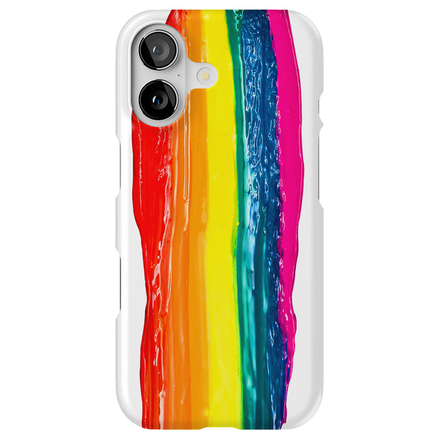 Color Oil Paint Tough Cases For Apple iPhone (17, 16, 15, 14, 13, 12, 11, X, SE, 8, 7/ Air, Plus, Pro, Max, Mini, XR, XS), Print in USA