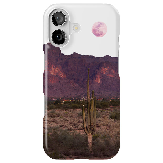 Twilight Cactus Tough Cases For Apple iPhone (17, 16, 15, 14, 13, 12, 11, X, SE, 8, 7/ Air, Plus, Pro, Max, Mini, XR, XS), Print in USA