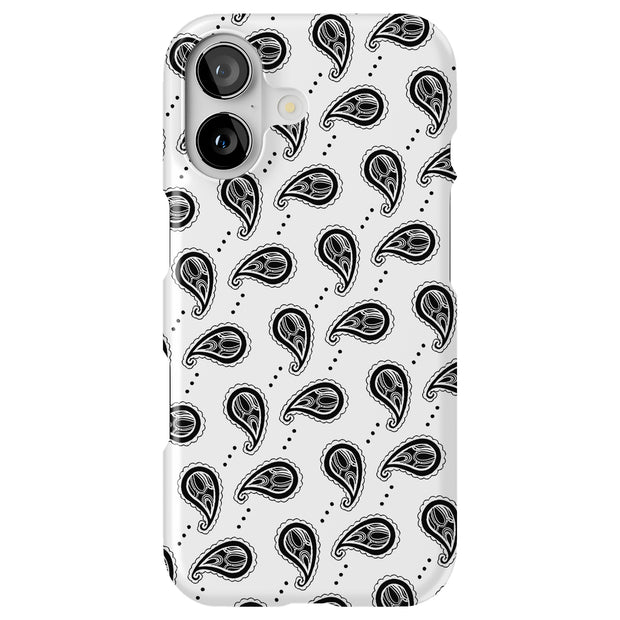 Black Bandana 3 Tough Cases For Apple iPhone (17, 16, 15, 14, 13, 12, 11, X, SE, 8, 7/ Air, Plus, Pro, Max, Mini, XR, XS), Print in USA