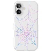 Spider Web Pink Tough Cases For Apple iPhone (17, 16, 15, 14, 13, 12, 11, X, SE, 8, 7/ Air, Plus, Pro, Max, Mini, XR, XS), Print in USA