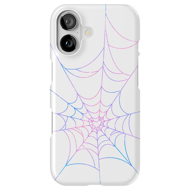 Spider Web Pink Tough Cases For Apple iPhone (17, 16, 15, 14, 13, 12, 11, X, SE, 8, 7/ Air, Plus, Pro, Max, Mini, XR, XS), Print in USA