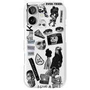 Grunge Collage5 Tough Cases For Apple iPhone (17, 16, 15, 14, 13, 12, 11, X, SE, 8, 7/ Air, Plus, Pro, Max, Mini, XR, XS), Print in USA