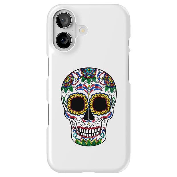 Sugar Skull Tough Cases For Apple iPhone (17, 16, 15, 14, 13, 12, 11, X, SE, 8, 7/ Air, Plus, Pro, Max, Mini, XR, XS), Print in USA