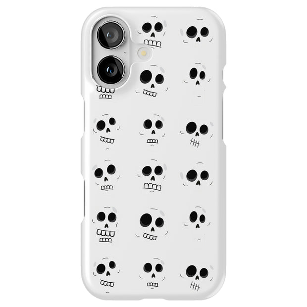 Funny Skull Tough Cases For Apple iPhone (17, 16, 15, 14, 13, 12, 11, X, SE, 8, 7/ Air, Plus, Pro, Max, Mini, XR, XS), Print in USA
