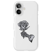 Rose Skeleton Tough Cases For Apple iPhone (17, 16, 15, 14, 13, 12, 11, X, SE, 8, 7/ Air, Plus, Pro, Max, Mini, XR, XS), Print in USA