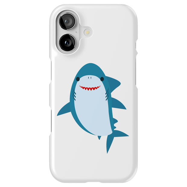 Cute Baby Shark Tough Cases For Apple iPhone (17, 16, 15, 14, 13, 12, 11, X, SE, 8, 7/ Air, Plus, Pro, Max, Mini, XR, XS), Print in USA