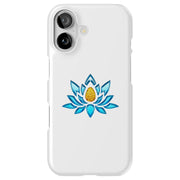 Blue Lotus Tough Cases For Apple iPhone (17, 16, 15, 14, 13, 12, 11, X, SE, 8, 7/ Air, Plus, Pro, Max, Mini, XR, XS), Print in USA