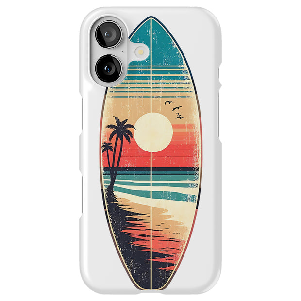 Surf Sunset 1 Tough Cases For Apple iPhone (17, 16, 15, 14, 13, 12, 11, X, SE, 8, 7/ Air, Plus, Pro, Max, Mini, XR, XS), Print in USA