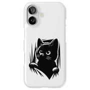 Cute Peek Cat 2 Tough Cases For Apple iPhone (17, 16, 15, 14, 13, 12, 11, X, SE, 8, 7/ Air, Plus, Pro, Max, Mini, XR, XS), Print in USA