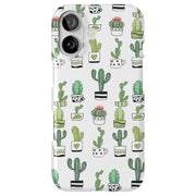 Cute Cactus  Tough Cases For Apple iPhone (17, 16, 15, 14, 13, 12, 11, X, SE, 8, 7/ Air, Plus, Pro, Max, Mini, XR, XS), Print in USA