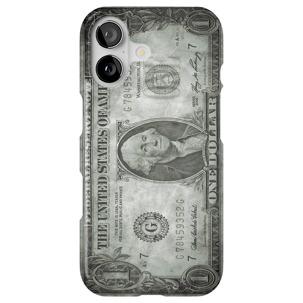 Grunge Bill Tough Cases For Apple iPhone (17, 16, 15, 14, 13, 12, 11, X, SE, 8, 7/ Air, Plus, Pro, Max, Mini, XR, XS), Print in USA