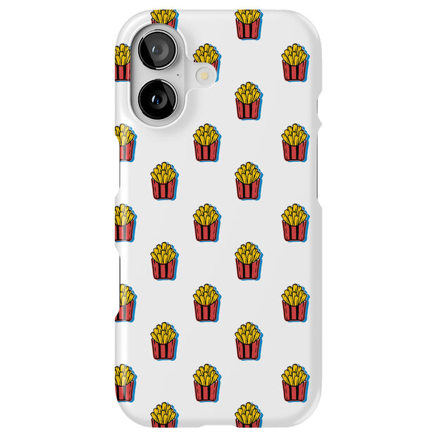 French Fries Tough Cases For Apple iPhone (17, 16, 15, 14, 13, 12, 11, X, SE, 8, 7/ Air, Plus, Pro, Max, Mini, XR, XS), Print in USA
