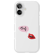 Whisper Lips Tough Cases For Apple iPhone (17, 16, 15, 14, 13, 12, 11, X, SE, 8, 7/ Air, Plus, Pro, Max, Mini, XR, XS), Print in USA