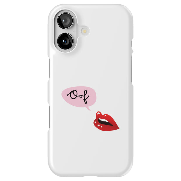 Whisper Lips Tough Cases For Apple iPhone (17, 16, 15, 14, 13, 12, 11, X, SE, 8, 7/ Air, Plus, Pro, Max, Mini, XR, XS), Print in USA