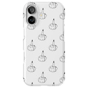 Edgy Finger Clr Tough Cases For Apple iPhone (17, 16, 15, 14, 13, 12, 11, X, SE, 8, 7/ Air, Plus, Pro, Max, Mini, XR, XS), Print in USA