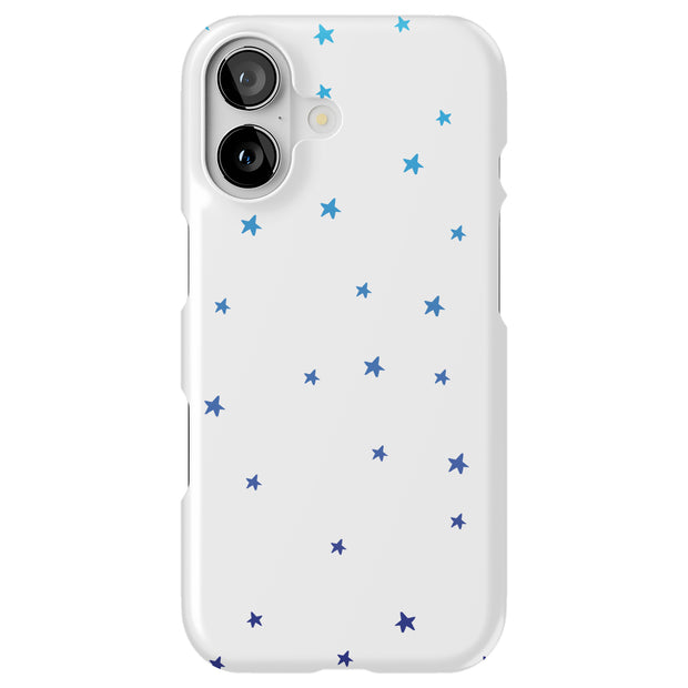 Star Blue Tough Cases For Apple iPhone (17, 16, 15, 14, 13, 12, 11, X, SE, 8, 7/ Air, Plus, Pro, Max, Mini, XR, XS), Print in USA