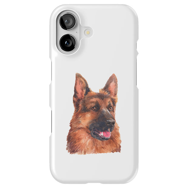 Dog Painting a Tough Cases For Apple iPhone (17, 16, 15, 14, 13, 12, 11, X, SE, 8, 7/ Air, Plus, Pro, Max, Mini, XR, XS), Print in USA