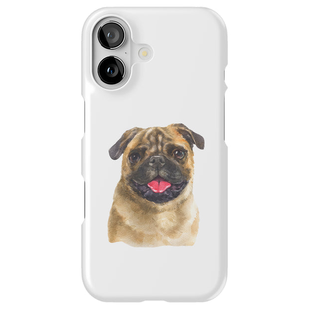 Dog Painting j Tough Cases For Apple iPhone (17, 16, 15, 14, 13, 12, 11, X, SE, 8, 7/ Air, Plus, Pro, Max, Mini, XR, XS), Print in USA