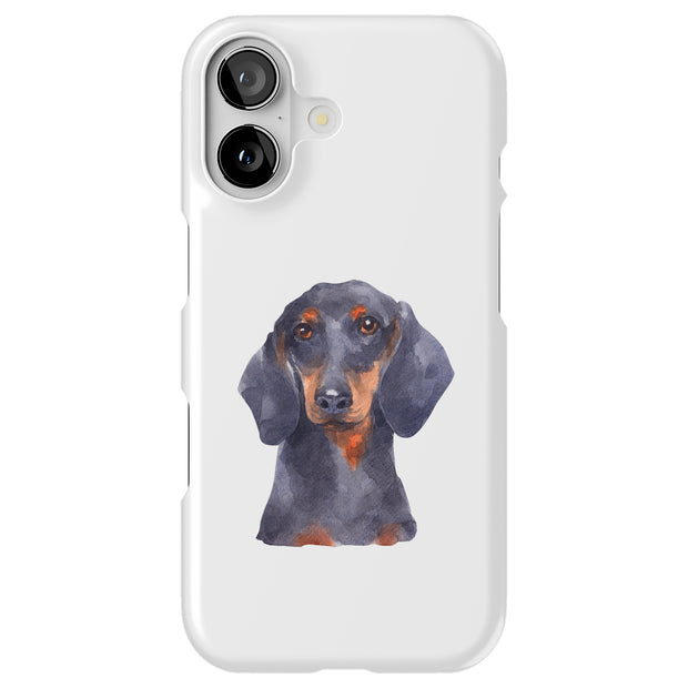 Dog Painting k Tough Cases For Apple iPhone (17, 16, 15, 14, 13, 12, 11, X, SE, 8, 7/ Air, Plus, Pro, Max, Mini, XR, XS), Print in USA
