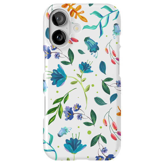 Flower 2 Tough Cases For Apple iPhone (17, 16, 15, 14, 13, 12, 11, X, SE, 8, 7/ Air, Plus, Pro, Max, Mini, XR, XS), Print in USA