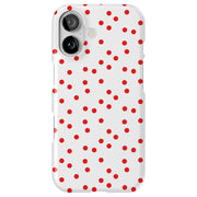 Polka Dot 13 Tough Cases For Apple iPhone (17, 16, 15, 14, 13, 12, 11, X, SE, 8, 7/ Air, Plus, Pro, Max, Mini, XR, XS), Print in USA