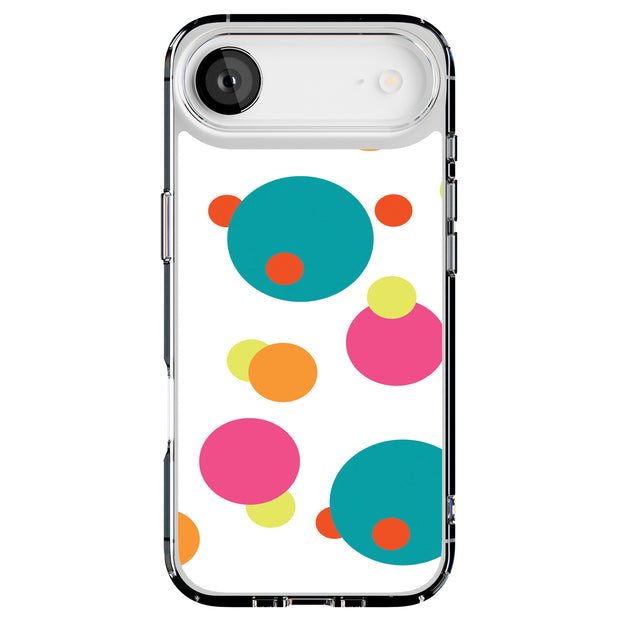 Polka Dot Tough Cases For Apple iPhone (17, 16, 15, 14, 13, 12, 11, X, SE, 8, 7/ Air, Plus, Pro, Max, Mini, XR, XS), Print in USA