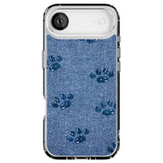 Paw Footprints Tough Cases For Apple iPhone (17, 16, 15, 14, 13, 12, 11, X, SE, 8, 7/ Air, Plus, Pro, Max, Mini, XR, XS), Print in USA