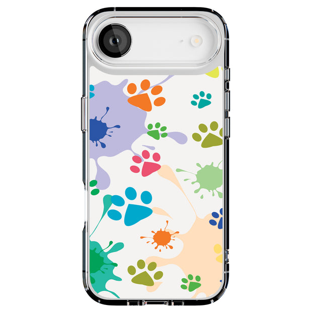 Paw Color  Tough Cases For Apple iPhone (17, 16, 15, 14, 13, 12, 11, X, SE, 8, 7/ Air, Plus, Pro, Max, Mini, XR, XS), Print in USA