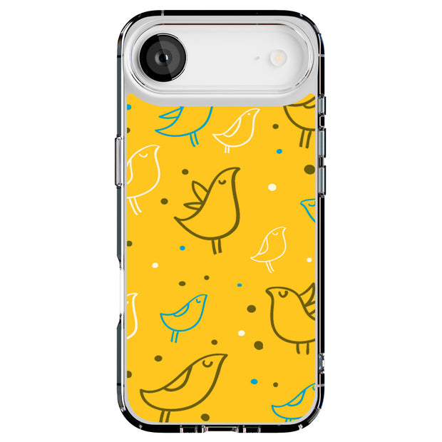 Birds Dots 1 Tough Cases For Apple iPhone (17, 16, 15, 14, 13, 12, 11, X, SE, 8, 7/ Air, Plus, Pro, Max, Mini, XR, XS), Print in USA