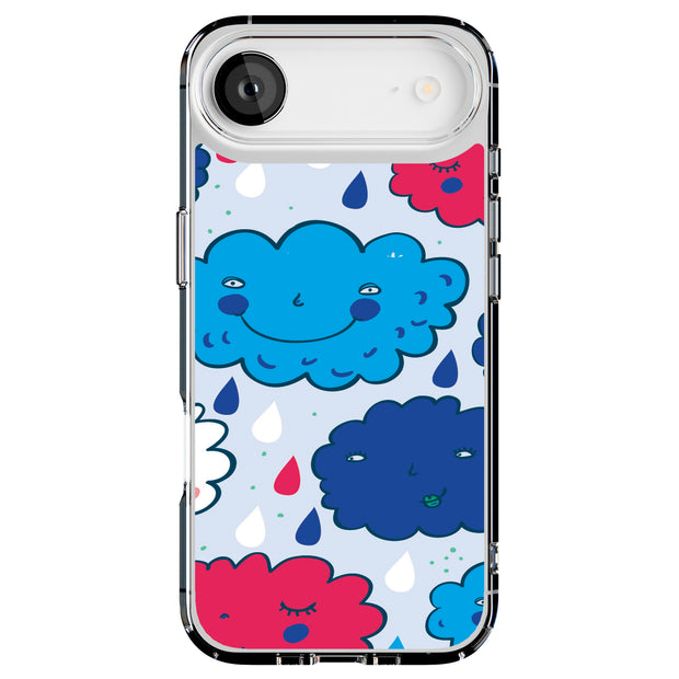 Rain Clouds 1 Tough Cases For Apple iPhone (17, 16, 15, 14, 13, 12, 11, X, SE, 8, 7/ Air, Plus, Pro, Max, Mini, XR, XS), Print in USA