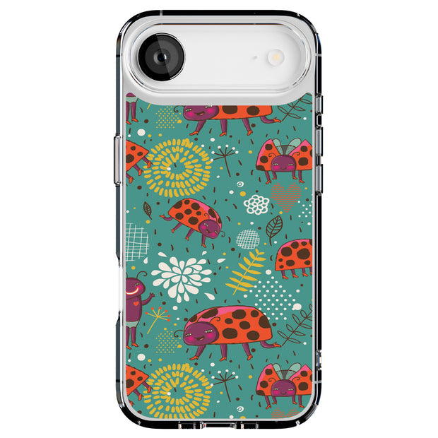 Ladybugs 1 Tough Cases For Apple iPhone (17, 16, 15, 14, 13, 12, 11, X, SE, 8, 7/ Air, Plus, Pro, Max, Mini, XR, XS), Print in USA