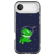 Dinosaur Space Tough Cases For Apple iPhone (17, 16, 15, 14, 13, 12, 11, X, SE, 8, 7/ Air, Plus, Pro, Max, Mini, XR, XS), Print in USA