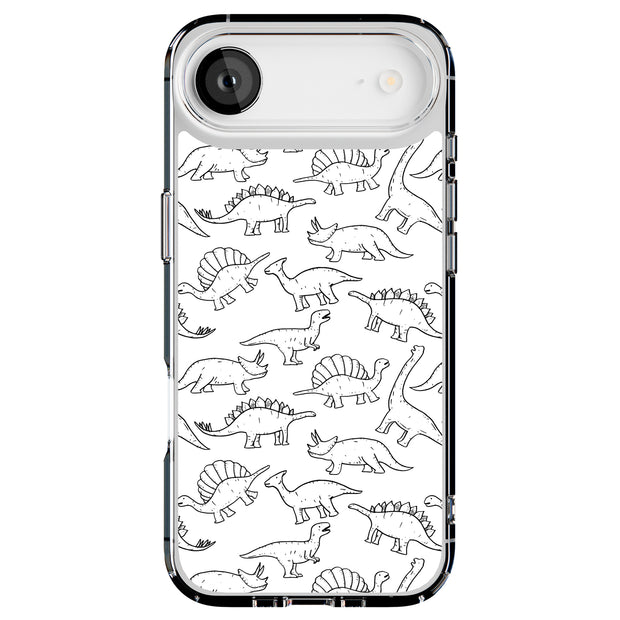 Dinosaur 2 Tough Cases For Apple iPhone (17, 16, 15, 14, 13, 12, 11, X, SE, 8, 7/ Air, Plus, Pro, Max, Mini, XR, XS), Print in USA