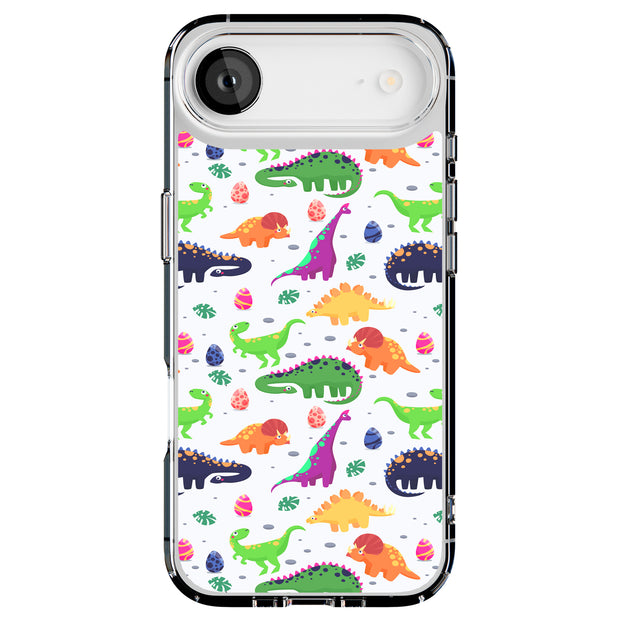 Dinosaur 7 Tough Cases For Apple iPhone (17, 16, 15, 14, 13, 12, 11, X, SE, 8, 7/ Air, Plus, Pro, Max, Mini, XR, XS), Print in USA