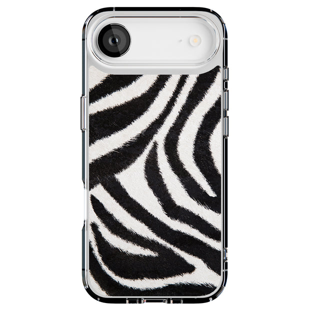 Zebra Fur 3 Tough Cases For Apple iPhone (17, 16, 15, 14, 13, 12, 11, X, SE, 8, 7/ Air, Plus, Pro, Max, Mini, XR, XS), Print in USA