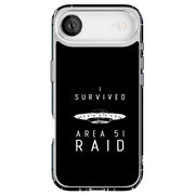 Survived Area51 Tough Cases For Apple iPhone (17, 16, 15, 14, 13, 12, 11, X, SE, 8, 7/ Air, Plus, Pro, Max, Mini, XR, XS), Print in USA