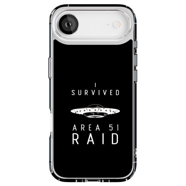 Survived Area51 Tough Cases For Apple iPhone (17, 16, 15, 14, 13, 12, 11, X, SE, 8, 7/ Air, Plus, Pro, Max, Mini, XR, XS), Print in USA