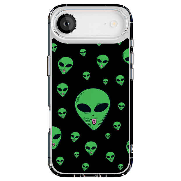 Alien Tongue Tough Cases For Apple iPhone (17, 16, 15, 14, 13, 12, 11, X, SE, 8, 7/ Air, Plus, Pro, Max, Mini, XR, XS), Print in USA